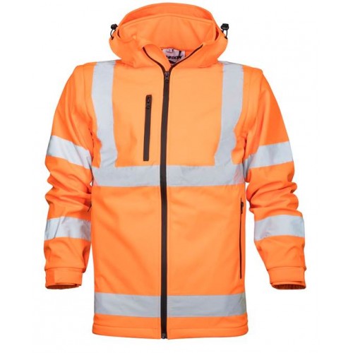 Bunda softshelová ARDON®REF502 hi-viz oranžová